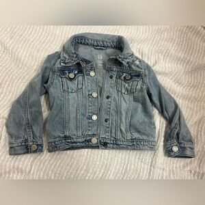 Kids Denim Jacket Baby Gap Size 3 Jean Jacket Light Denim Blue Girls Toddler